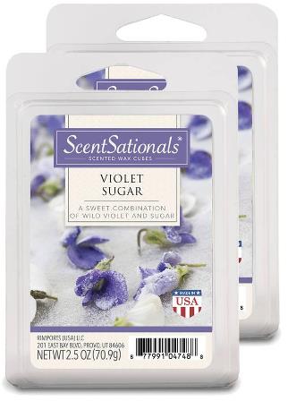 Violet Sugar Wax Melts - ScentSationals - Candlefind
