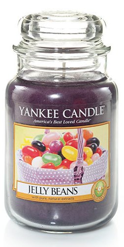 Jelly beans candle
