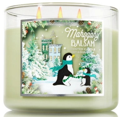 mahogany balsam candle-bbw