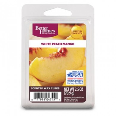 white peach mango better homes wax melts