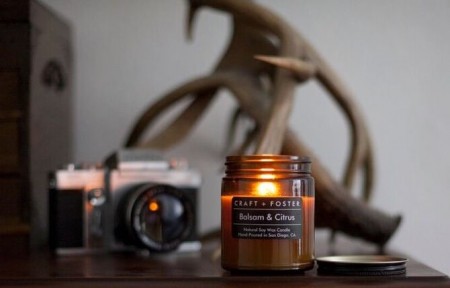 Balsam and Citrus Craft and Foster Candle