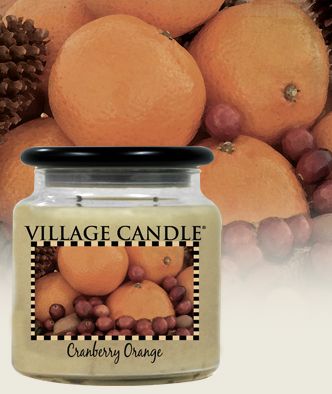 Village Cranberry Orange candle