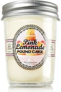 pink lemonade poundcake candle