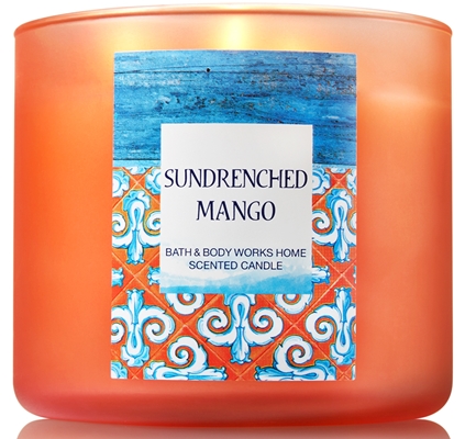 sundrenched mango candle