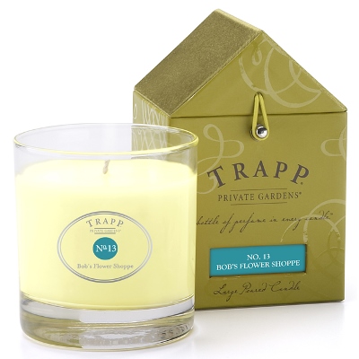 trapp bobs flower shoppe candle