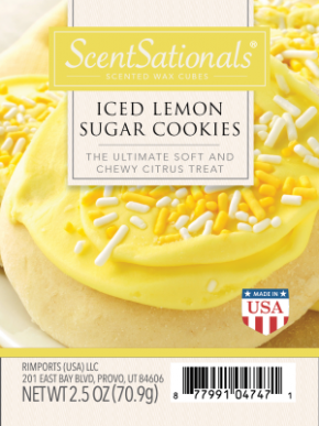 iced lemon sugar cookies wax melts