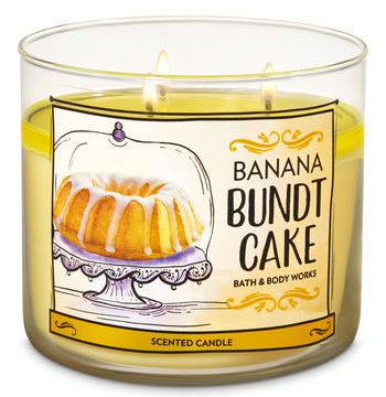 Banana Bundt Cake Candle Bath & Body Works