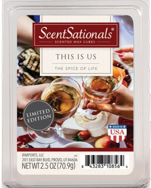ScentSationals 2.5 ounce Scented Wax Cubes Candle Melts New - You Choose