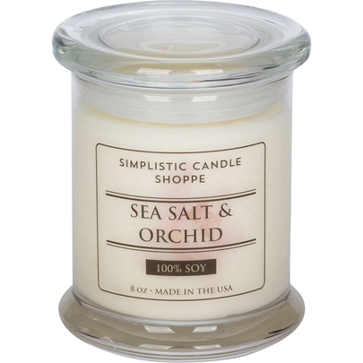 Simplistic Candle Shoppe Sea Salt & Orchid Candle