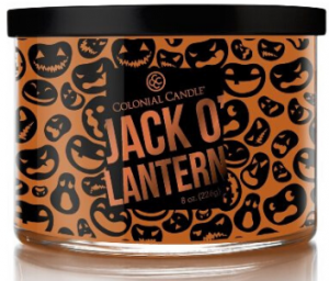 Halloween Candle Jack O Lantern from Colonial Candle