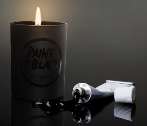 spicey scented candle paint it black evoke candle company