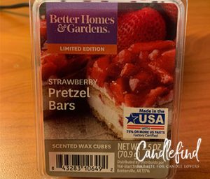 Better Homes & Gardens Strawberry Pretzel Bars Wax Melts