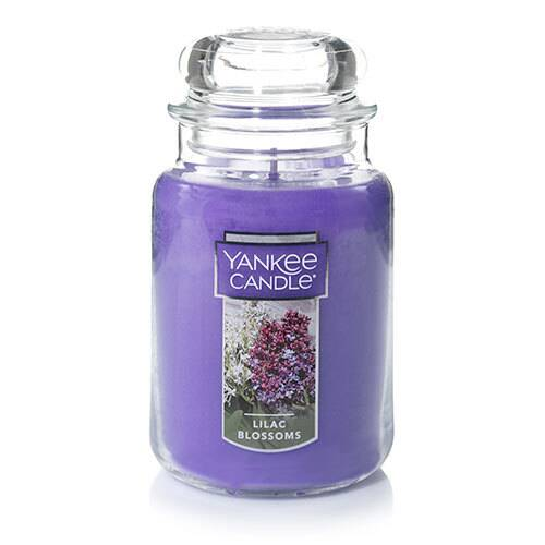 Yankee Candle Lilac Blossoms large candle jar