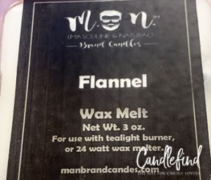 Man Brand Candles Flannel Wax Melts