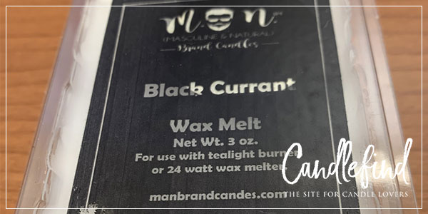 Man Candles Black Currant Wax Melts