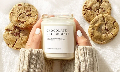 Confetti Candle Company, Chocolate Chip Cookie Candle