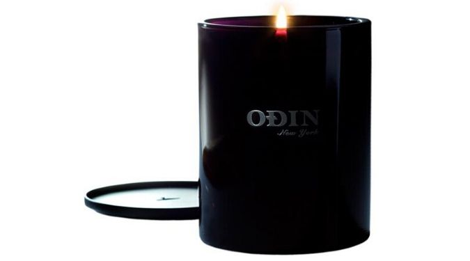 Odin New York luxury candle black vessel and lid