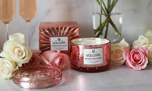 Voluspa Sparkling Rose Candle