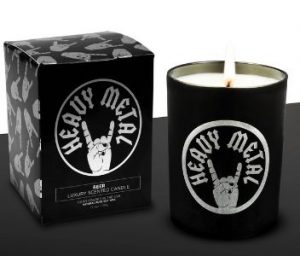 Heavy Metal candle Evoke Candle Company
