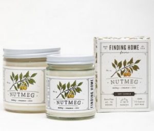 Nutmeg candle Finding Home Farms