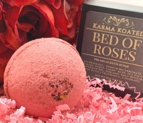 Karma Koated Bed of Roses Bath Bomb