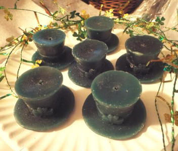 Shamrock Top Hat Votives from Dee’s Northern Scents