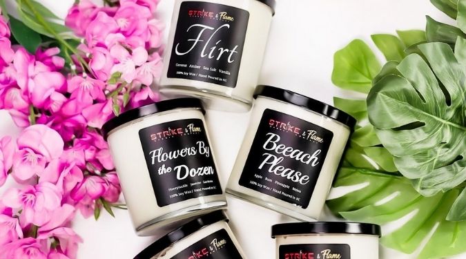 Strike Flame Candle Company candles