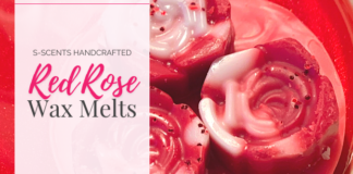 S-Scents Handcrafted Red Rose Wax Melts Review