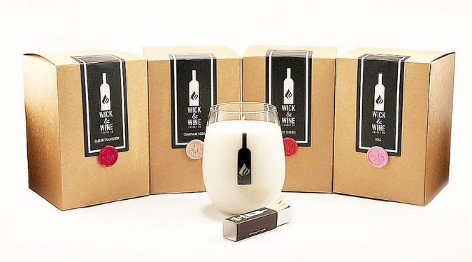 Wick & Wine Candles