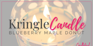Kringle Blueberry Maple Donut Candle Review