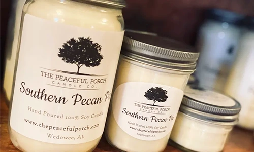 The Peaceful Porch Southern Pecan Pie Candle