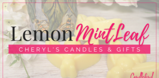 Cheryl's Candles & Gifts Lemon Mint Leaf Review