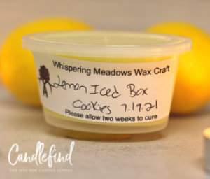 Whispering Meadows Lemon Iced Box Cookies Wax Melt