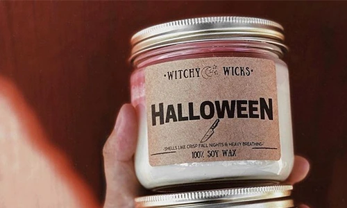Witchy Wicks Halloween Candle