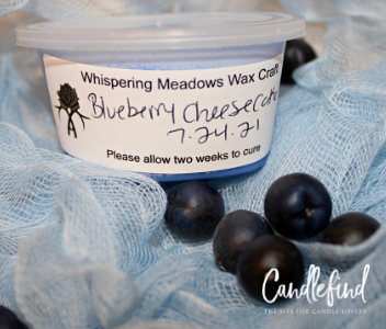 Whispering Meadows Wax Craft Blueberry Cheesecake Wax Melt