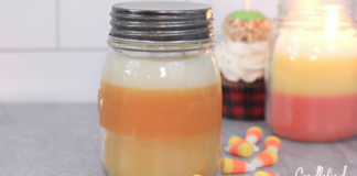 Candlefind Easy Candy Corn Candle DIY