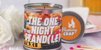 Flaming Crap One Night Standle Candle Review