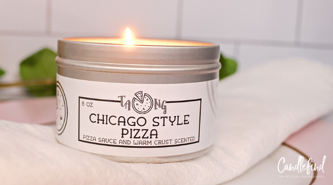 Tracey Gurney Chicago Style Pizza Candle