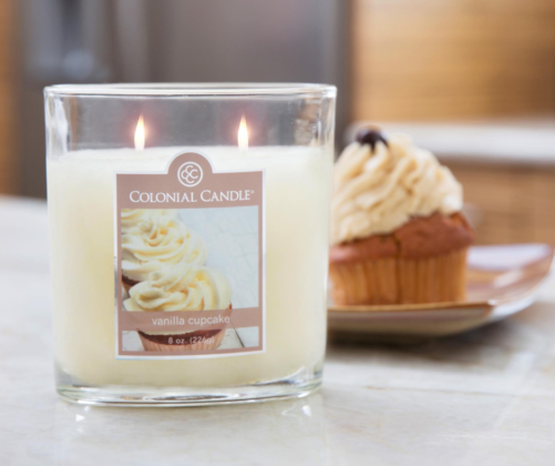 Vanilla Cupcake Candle, Colonial Candle