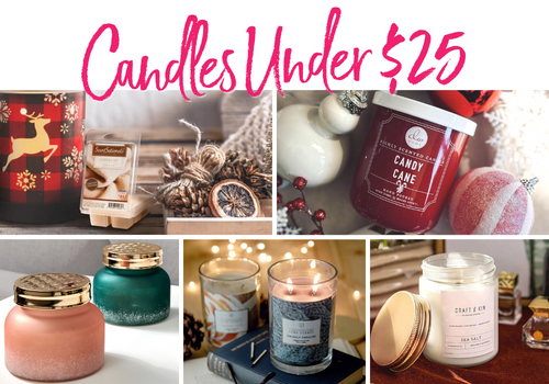 Candlefind Ultimate Holiday Gift Guide Candles Under $25 Recommendations
