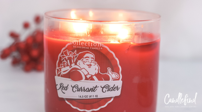 Colonial Candle Red Currant Cider Candle 1