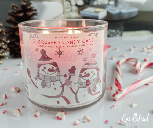 Bath & Body Works Crushed Candy Cane Candlefind Review