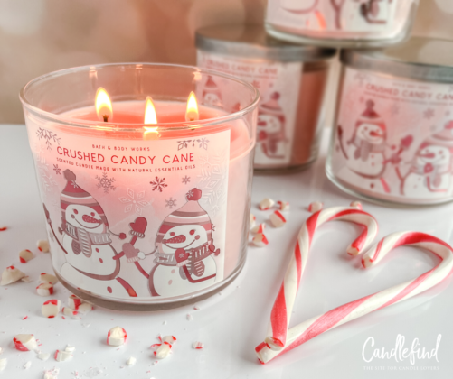 Bath & Body Works Crushed Candy Cane Candlefind Review