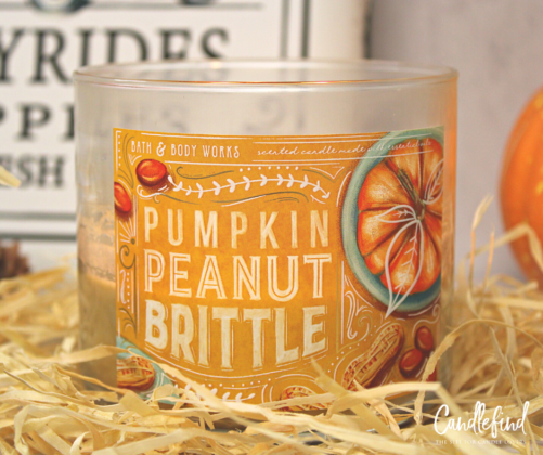 Bath & Body Works Pumpkin Peanut Brittle Candle