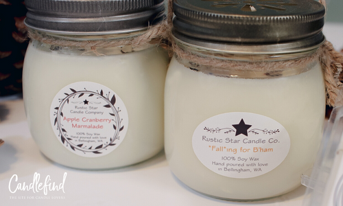 Rustic Star Fall’ing for B’ham Candle