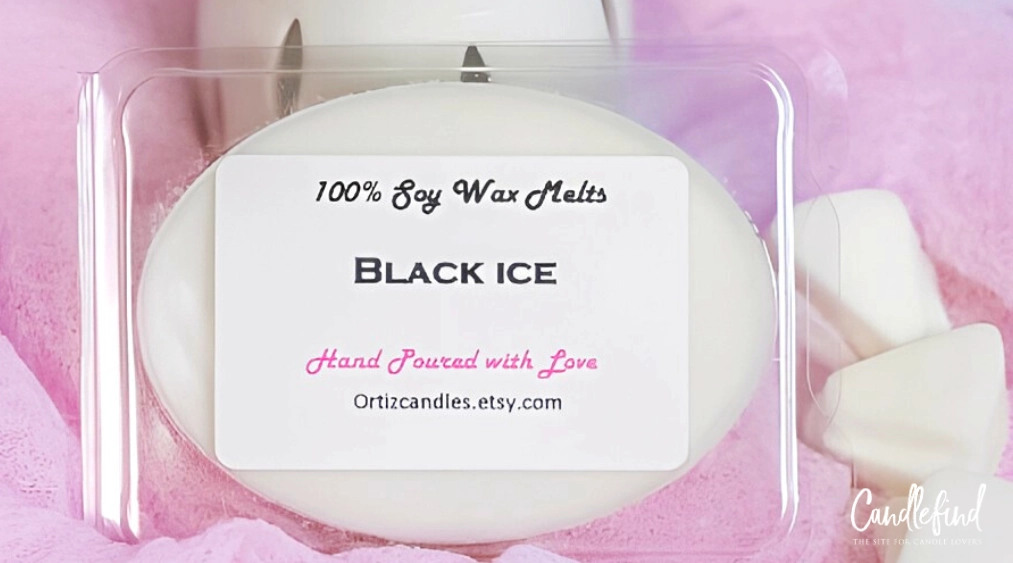 Black Ice Wax Melt, Ortiz Candles [Review]