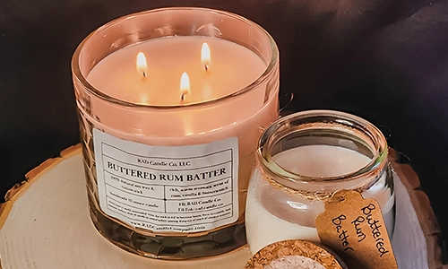 Rad Candle Co Buttered Rum Batter Candle Rad Candle Co Buttered Rum Batter Candle