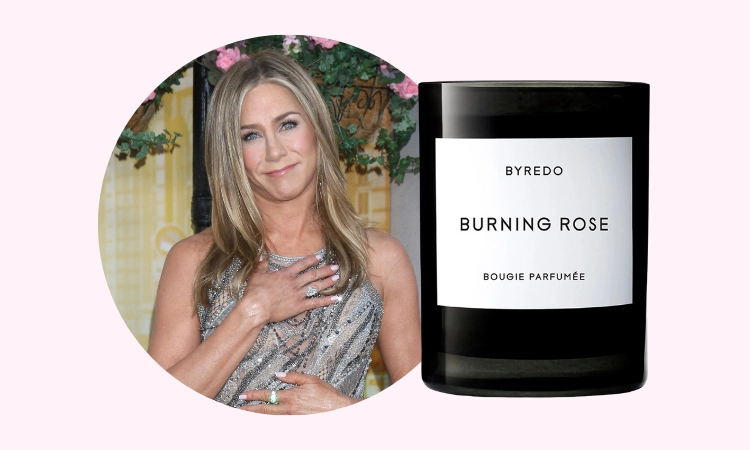Jennifer Aniston Favorite Candle- Byredo Burning Rose Jennifer Aniston Favorite Candle- Byredo Burning Rose