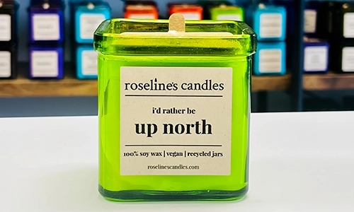Roseline's Candles I'd Rather Be Up North Candle Roseline's Candles I'd Rather Be Up North Candle