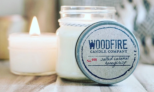 Woodfire Candle Co Salted Caramel Honeycrisp Candle Woodfire Candle Co Salted Caramel Honeycrisp Candle